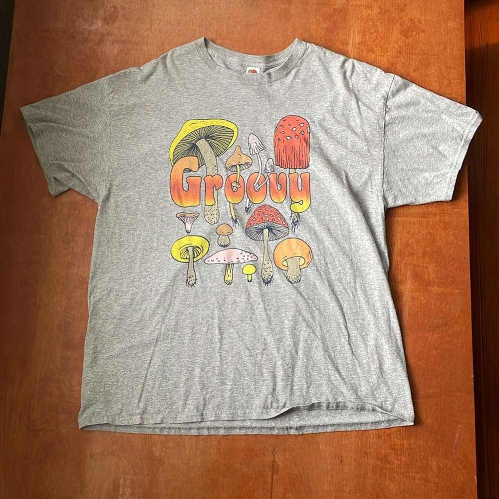 Groovy Mushroom T-Shirt — XL